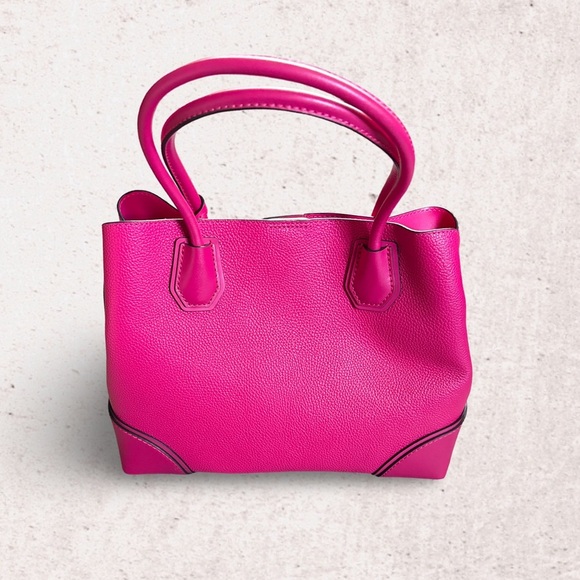 Michael Kors Pink Satchel with Structured Design - Picture 2 of 4